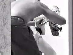 Tetas grandes, Negro, Mamada, Corridas, Ébano, Interracial, Lamidas, Chupando