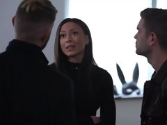 Mamada, Morena, Estilo perrito, Doble penetracion, Pajear, Coño, Flaco, Tetas