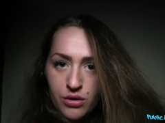 Public Agent (FakeHub): Brunette with big boobs fucked in a cellar