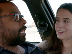 Masturbation in the car for the insatiable Abbie Maley