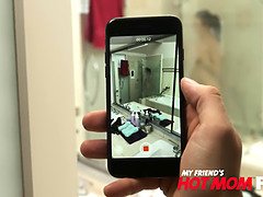 Grosse titten, Blasen, Braunhaarige, Reif, Milf, Mutti, Realität, Schreiend