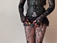 Amateur, Travestis, Fétiche, Lingerie, Masturbation, Transsexuelle, Solo, Jouets