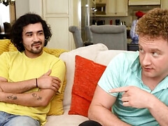 アナル, ブロンド, 茶髪の, グループ, オマンコ, 赤毛, ラフ, 喫煙