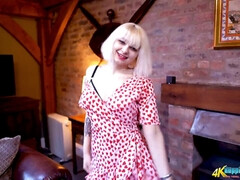 デカパイ, ブロンド, 人形, 自然山雀, パーティ, 一人, ティーン, オッパイの