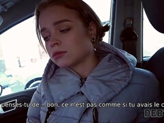 18 ans, Sucer une bite, En gros plan de très près, Argent, Réalité, Rousse roux, Rugueux, Russe