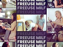 Cul, Homme nu et filles habillées, Grossier, Hard, Lesbienne, Rugueux, Fessée, Plan cul à trois