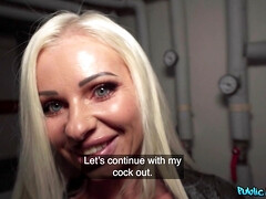 Amateur, Blonde, Plantureuse, Argent, Piercing, Pov, Public, Réalité