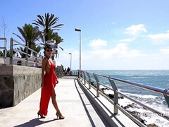 Gros seins, Exhib, Mère que j'aimerais baiser, Seins naturels, De plein air, Public, Solo, Nénés