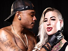 舐める尻, 緊縛, フェラチオ, ボンデージ, バック, 異人種間