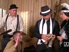 Gros seins, Éjaculer dans la bouche, Français, Hard, Talons, Léchez, Seins naturels, Plan cul à trois