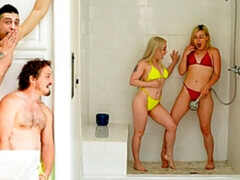 素人, デカチン, ブロンド, バック, フォアサム, 小柄, ティーン, オッパイの
