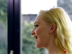 ブロンド, 茶髪の, 気狂い, キス, レズビアン, なめる, オーガズム, オマンコ