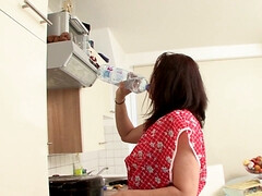 デカ尻, デカパイ, 茶髪の, 巨乳な, 淫乱熟女, 一人, おもちゃ, 妻