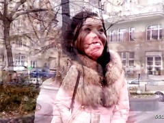 GERMAN SCOUT - STEAMY cougar VICKY SEDUCE TO POUND AT REAL STREET PICKUP CASTING - Vicky love