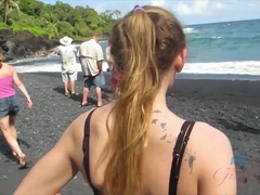 Arsch, Blondine, Freundin, Handjob, Piercing, Pov, Schlafend, Titten