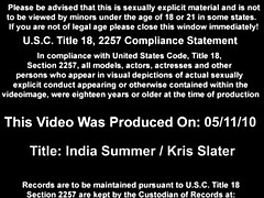 India Summer Favor - Brunette MILF in stockings India summer fucked in office