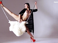 デカパイ, 茶髪の, 女, フェティッシュ, Hd, 裸, ロシア人, ティーン