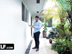 Absätze, Natürlichen titten, Muschi, Rau, Rasiert, Stiefmutter, Taboo, Flotter dreier