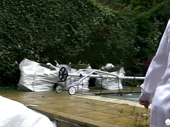 黒人, フェラチオ, イギリス人, 異人種間, 淫乱熟女, オマンコ, ラフ, オッパイの