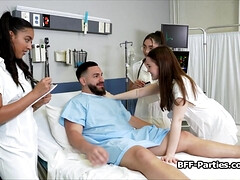 18 jaar, Pijpbeurt, Arts, Kwartet, Groep, Hardcore, Interraciaal, Uniformpje