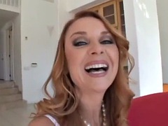 Grote lul, Grote mammen, Zwart, Blond, Bruinharig, Sperma shot, Interraciaal, Moeder die ik wil neuken