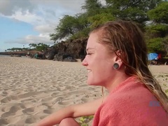 ブロンド, 指いじり, オーガズム, アウトドア, 小柄, オマンコ, オッパイの, 濡れ