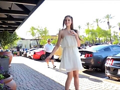 女, フィストファック, Hd, ヌーディスト, 一人, おもちゃ, スカートのぞき, のぞき