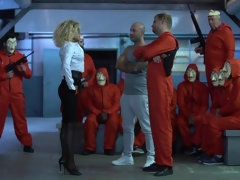 お尻, フェラチオ, ダブル開発, 黒人, 異人種間, オージー, ストッキング, ティーン