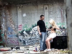 Enthousiasteling, Blond, Pijpbeurt, Sperma shot, Sperma in gezicht, Realiteit, Mager, Bekijker