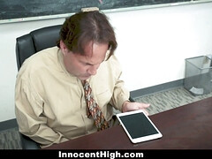 Hochschule, Aufs gesicht abspritzen, Hd, Schulmädchen, Student, Lehrer, Titten, Uniform