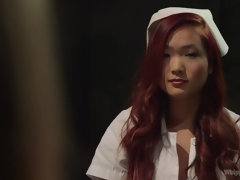 お尻, ボンデージ, フェムドム, 指いじり, 陵辱, 看護婦, 奴隷, おもらし