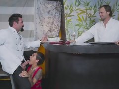 Schwarz, Blasen, Kehlenfick, Muschi, Rasiert