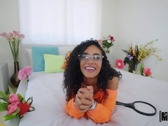 Kont, Lul, Latijnse vrouw, Natuurlijke tieten, Klein, Doordringend, Kut duiken, Tatoeage