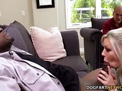 Grosse bite, Gros seins, Cocu, Tir de sperme, Queue, Interracial, Rugueux, Épouse