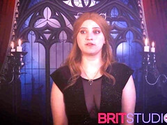 Interview With Brand New Exclusive British 18 Year Old Redhead - Victoria Greene - Big tits