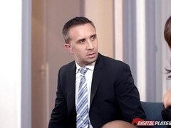 舐める尻, デカパイ, チン, ヨーロピアン, フランス人, ヒール, ロシア人, 三人