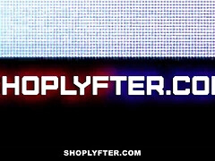 Alyce Anderson gets caught and fucked hard by security guard in the office