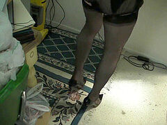 Shemale, pantyhose, nylondlegs