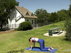 Минет, Грудастые, Собачьи, Лизание, Мастурбация, На природе, Киски, Сиськи