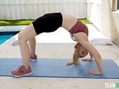 素人, デカチン, ブロンド, フェラチオ, バック, 自然山雀, ガリガリ, ティーン