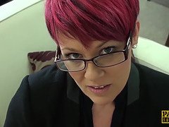 Pascalssubsluts - short haired sub Bree Branning rails boner
