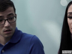 Grote lul, Pijpbeurt, Bruinharig, Diep in de keel, Lul, Harig, Masturbatie, Spaans