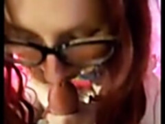 Nerdy in glasses in Las Vegas