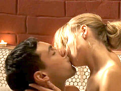 Pijpbeurt, Bruinharig, Oudere vrouw, Zwart, Moeder die ik wil neuken, Moeder, Tiener, Tieten likken