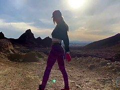 Fucking in the lava butte mountains in public