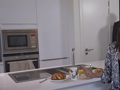 In den arsch, Grosser schwanz, Schwarz, Blasen, Schwarz, Interrassisch, Titten