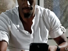 Zwart, Pijpbeurt, Kokhalzen, Interraciaal, Likken, Ondergoed, Rijden, Douche