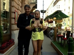 Blonde, Bondage, Domination, Femelle, Punition, Rugueux, Esclave, Voyeur