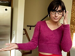 Enthousiasteling, Grote kont, Pijpbeurt, Bruinharig, Natuurlijke tieten, Gezichtspunt, Tiener, Tieten likken