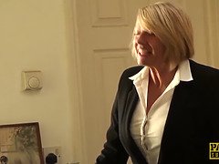 緊縛, ボンデージ, イギリス人, 服従, フェティッシュ, 陵辱, 熟年, バイブレーター
